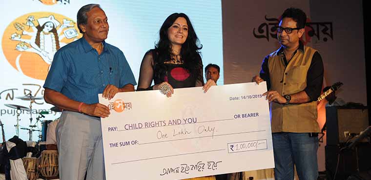 Child Rights and You receives a large donation from the Ei Samay community initiative.