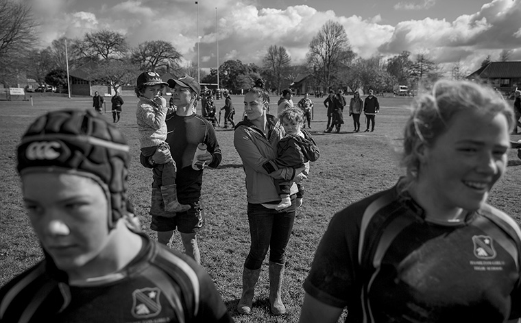 The film was not only about rugby, but how rugby had influenced the girls' lives.