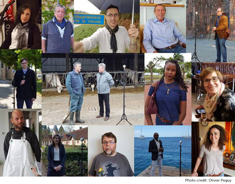 Euronews used 360-degree video to profile nine voters with different backgrounds ahead of the French election.