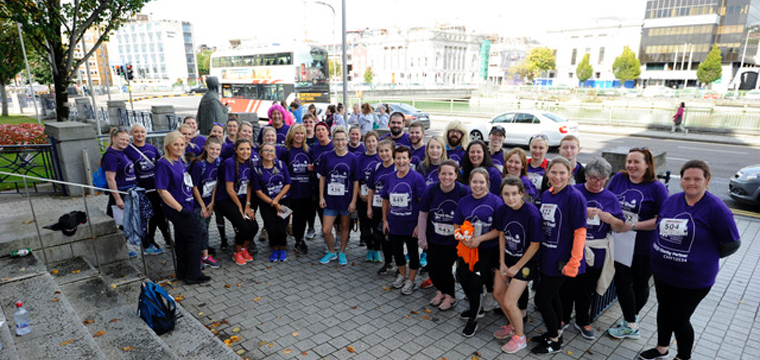 Participants gear up for the annual Evening Echo Women’s Mini Marathon. A partnership with Tesco infused the most recent race with new energy.