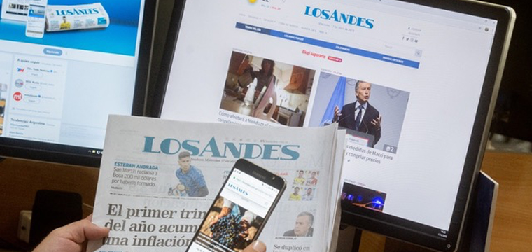 As Los Andes downsized its overall holdings, the company became focused solely on how to reshape the strategy around its newspaper and Web site.