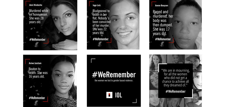IOL profiled domestic violence victims throughout Women’s Month in 2018 to honour their lives and memories.