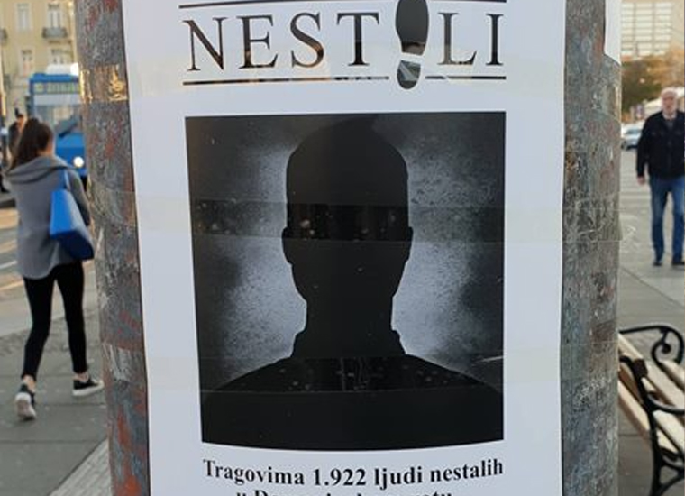 City streets were peppered with silhouettes as part of a guerilla marketing effort to promote the "Gone but not forgotten" series.