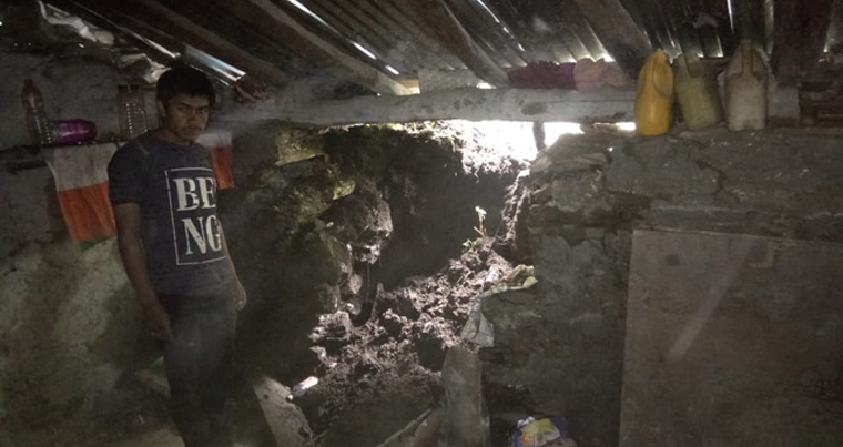 Several houses collapsed and many suffered severe damage after recent landslides in Patharkot and Munsiyari.