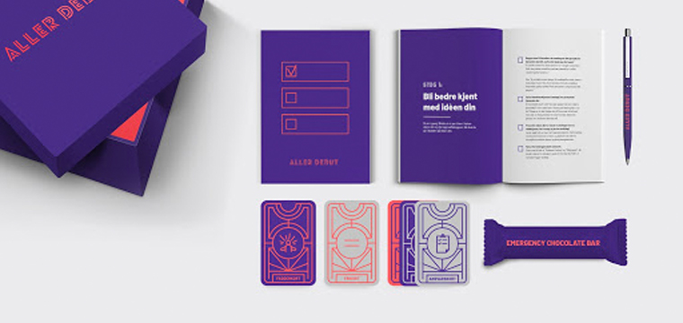 Contents of the Aller Debut box given to participants at the beginning of the programme.