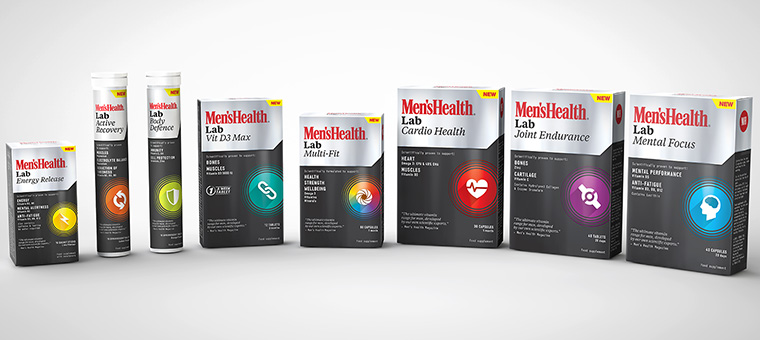 Men's vitamins are one of three consumer products that bring added revenue to Men's Health magazine.