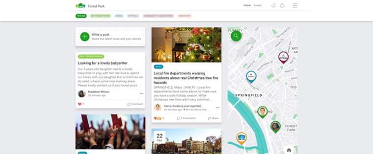 Lokalportal is an editorially driven online community that involves local journalists as well as neighbourhood residents and businesses — so all stakeholders participate in content creation and the editorial direction.