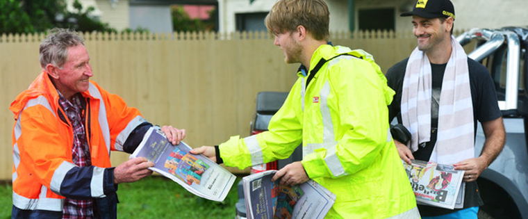 Content in the Townsville Bulletin flood relief wrap was created to inspire hope and provide information for members of the community recovering from the devastating event.