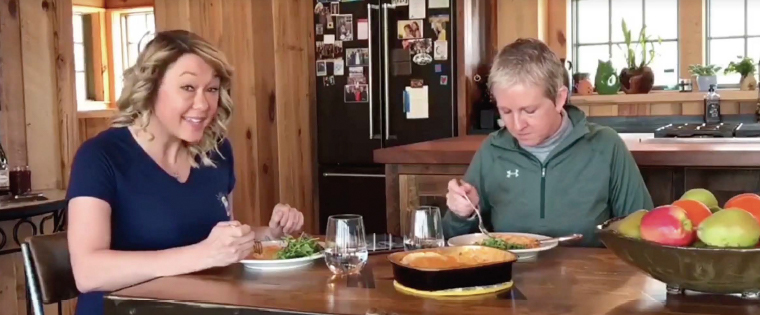 TPI Digital Marketing Manager Kat Raiford and Business Manager Angela Mullins, starred in a recent commercial for Dirt Road Gourmet.