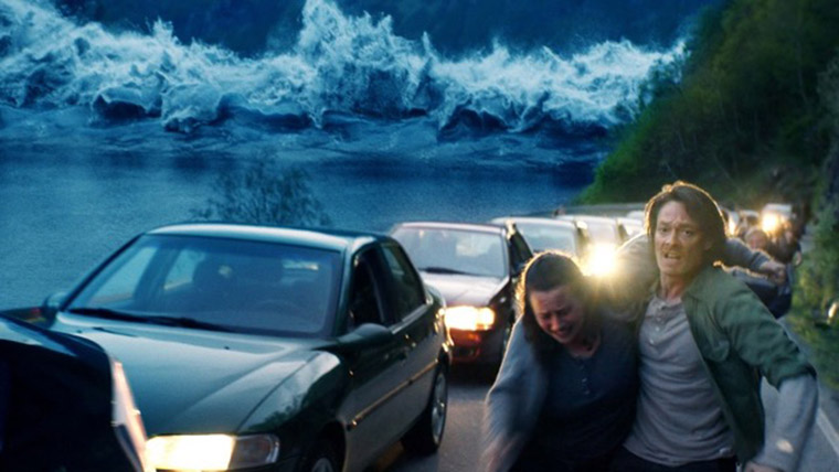 The Wave movie depicts the actual 1934 Tafjord tsunami disaster as if it happened today.