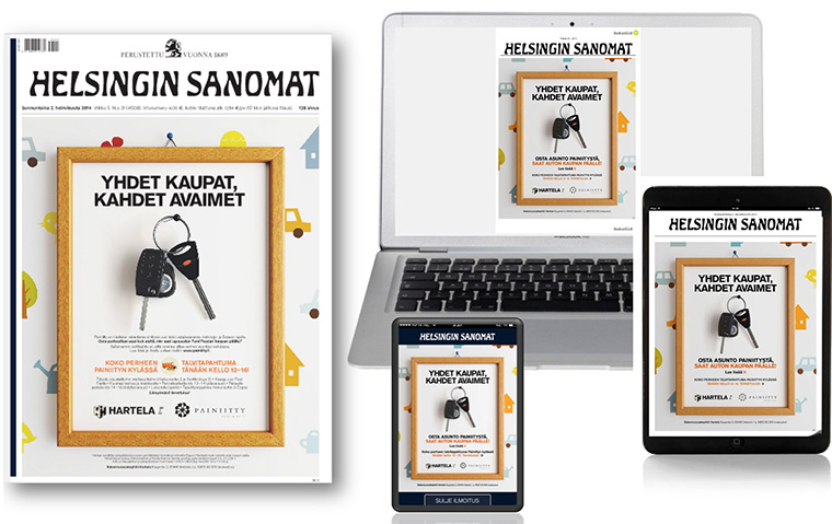 The simplified approach of the multi-channel ad increases an advertiser's reach, while monetising the news media company's digital platform as efficiently as print.