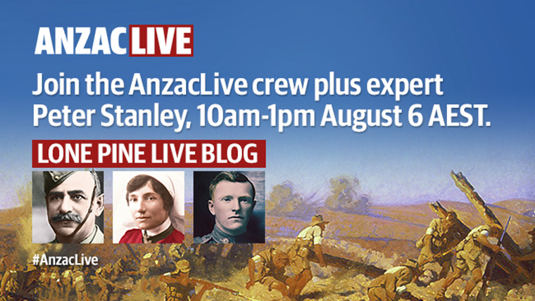 This is one example of a live online interaction for #AnzacLive.