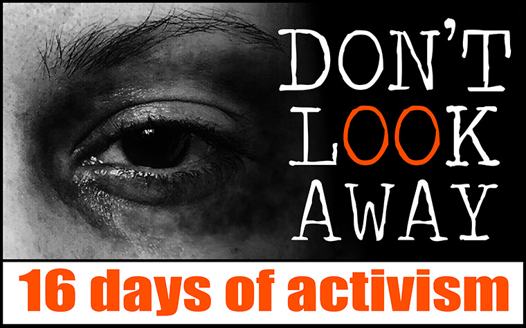 Don't Look Away was a video series to raise awareness about violence against women and children.