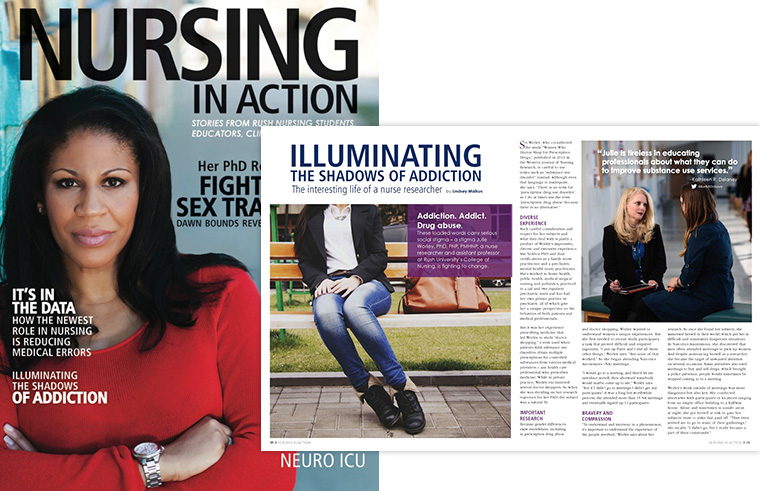 The feature story about nurse Dawn Bounds' fight against sex trafficking was well read.