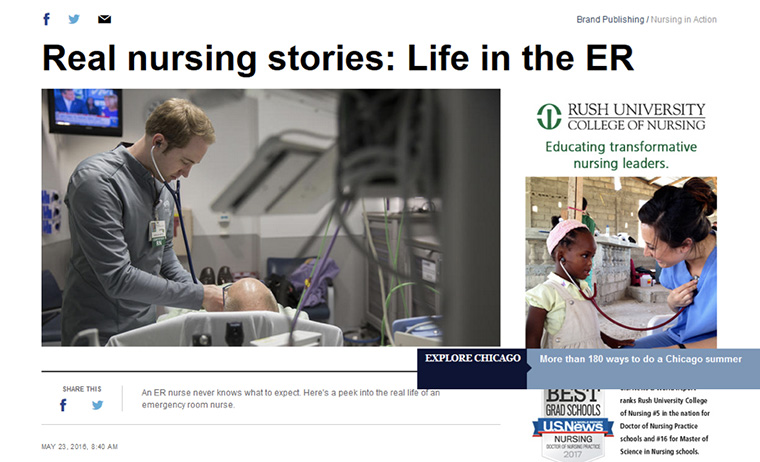 Motiv8 Agency teamed with Rush University College of Nursing to dispel negative myths about the nursing profession.