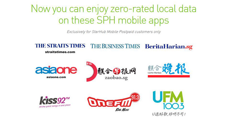 Leveraging on the strength of its comprehensive media reach, SPH raised awareness on the advantages of the data waiver for readers who were StarHub mobile subscribers. The benefits were highlighted in Chinese and English to drive usage of its news and radio apps.