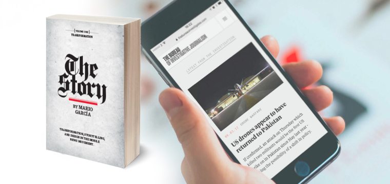 Users have grown accustomed to scrolling on the phone to keep reading stories in a linear, visual manner.
