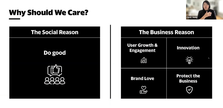 DEI is not only important as a social reason, but also a business reason.
