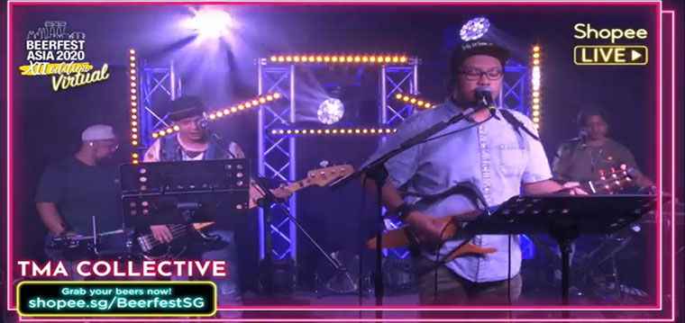 Going virtual allowed Beerfest Asia 2020 to present "live" music to audiences.