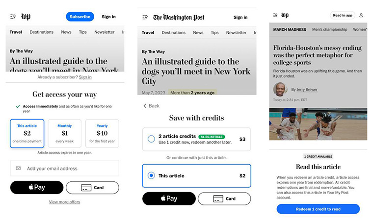 Flexible access complemented subscriptions instead of competing with them.