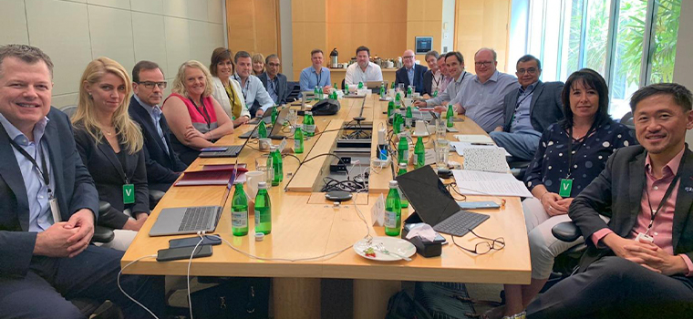 INMA President Damian Eales of News Corp Australia chaired the two-day board of directors meeting in Sydney.
