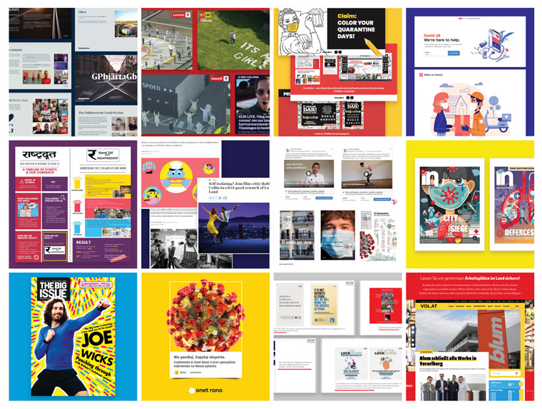 INMA added a just-in-time category to its Global Media Awards to reward initiatives in response to the COVID crisis. A total of 98 news media companies entered, of which 12 made the list of finalists.