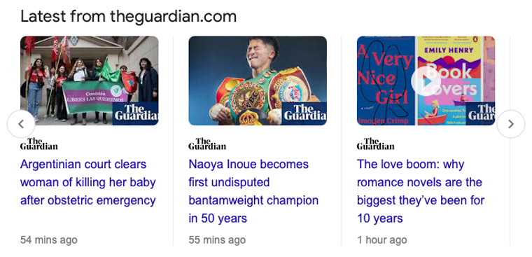 The Guardian has used SEO to grow its audience internationally.