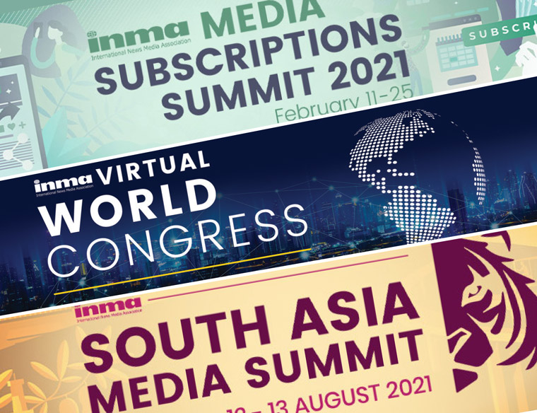INMA has a robust virtual agenda for 2021 until we can be together in person in 2022.