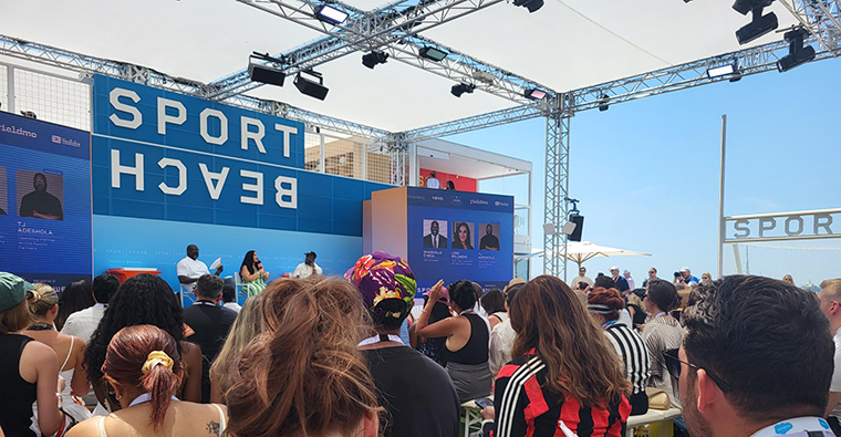 NBA champ Shaquille O’Neal was on a Sport Beach panel to talk about his partnership with Eli Lilly.