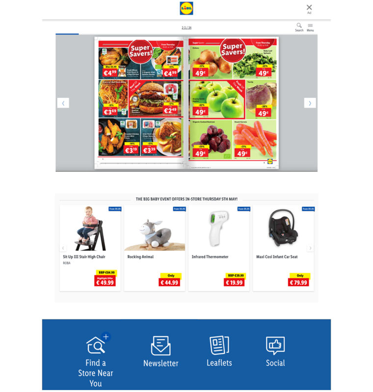 This landing page was created from a print insert.