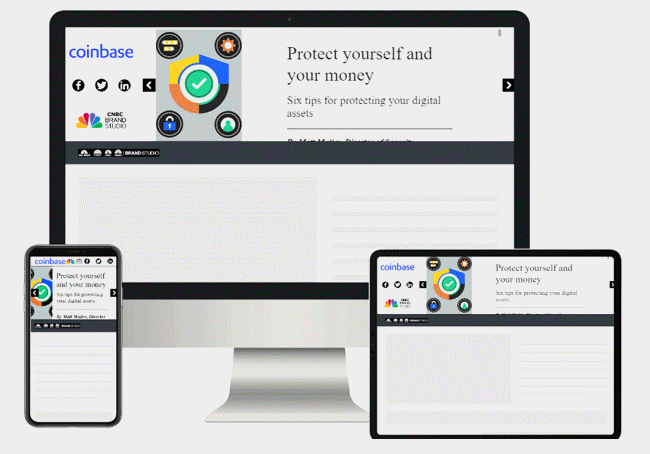 An example of a content portal lightbox.