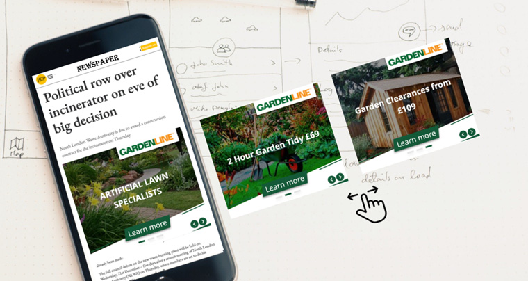 Local ads in digital formats can look nice if created well.