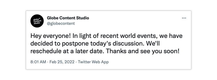 Often, a simple, authentic response is more appropriate than an overthought one.