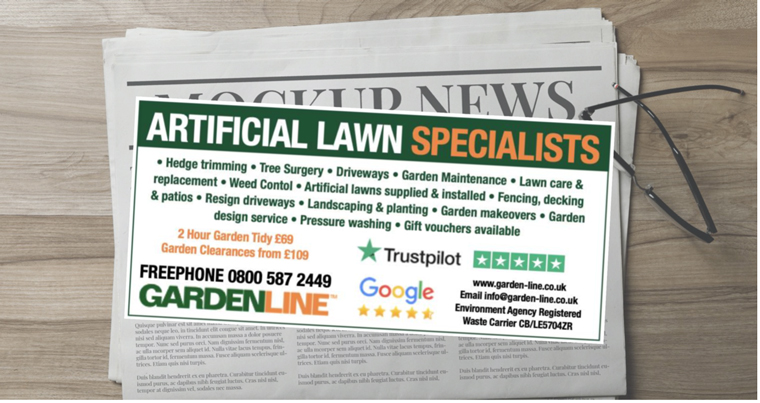 The challenge is how to transform small- and medium-business print advertisers like this into digital display campaign clients.