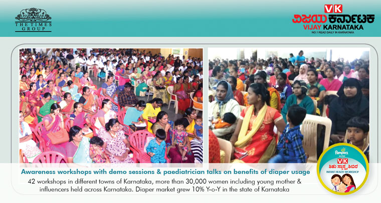More than 30,000 women attended the in-person workshiops, which created awareness and education about infant care.