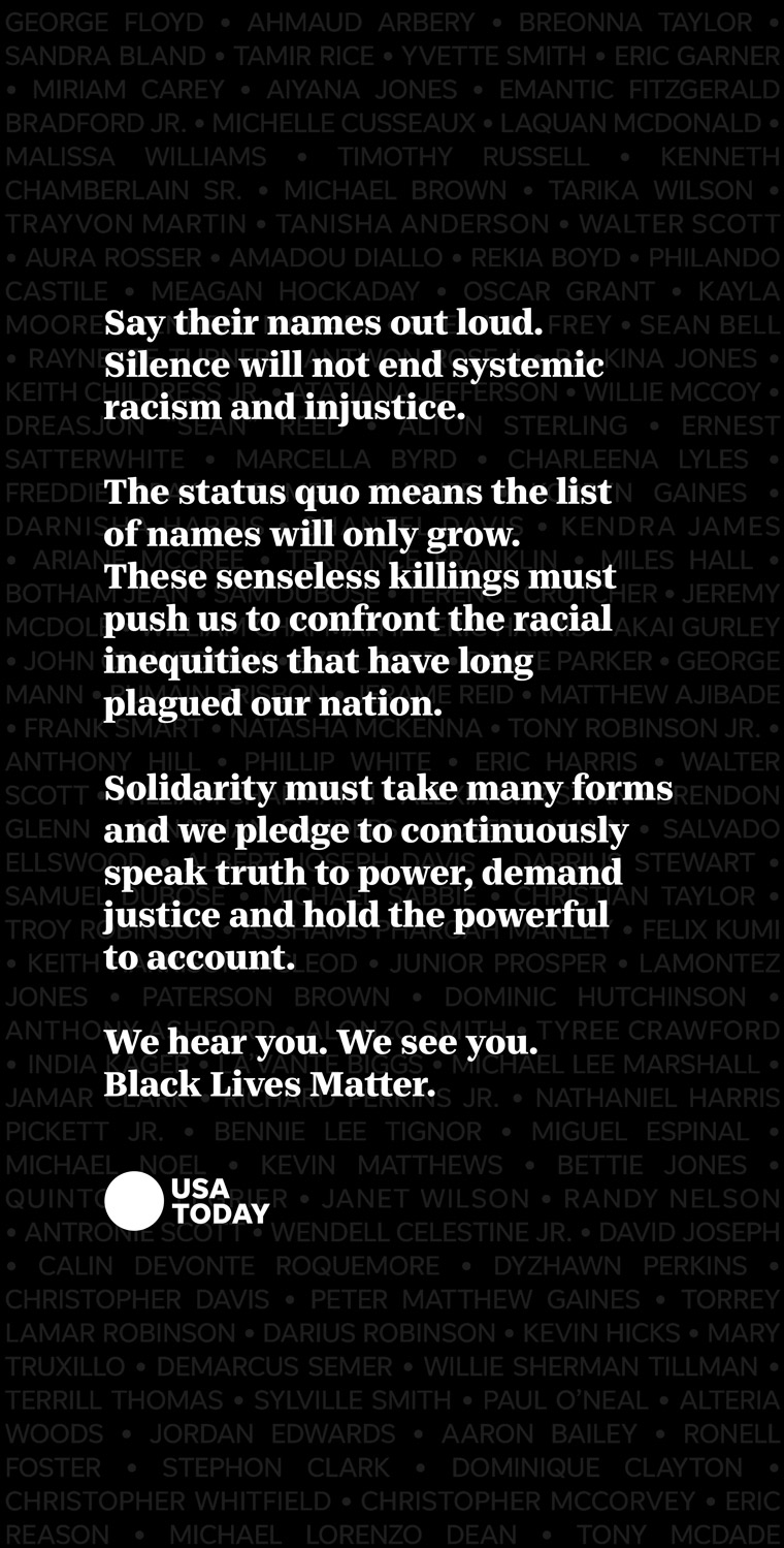 Gannett's social justice campaign makes it clear what the company stands for.