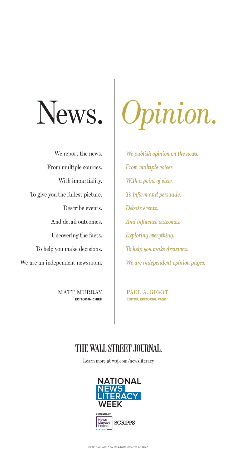 The microsite was designed to help readers distinguish between news and opinion pieces.