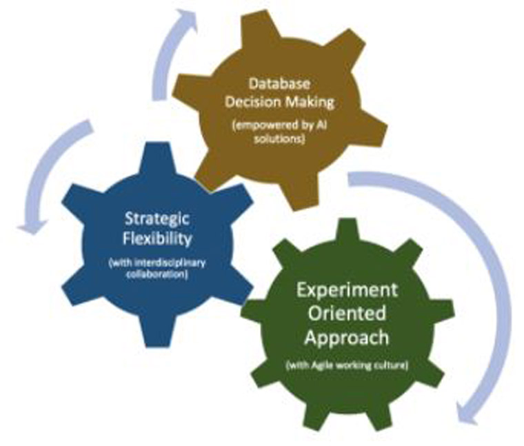 AI can be embedded in a three-tier framework within the organisation.