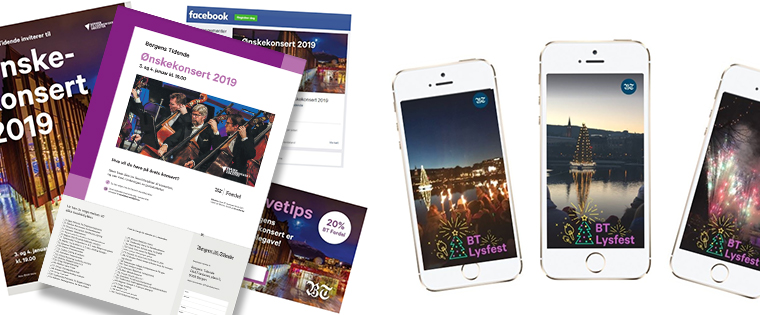 The two events hosted by Bergen Tidende have extensive marketing communications plans that reach a wide range of current and potential subscribers.