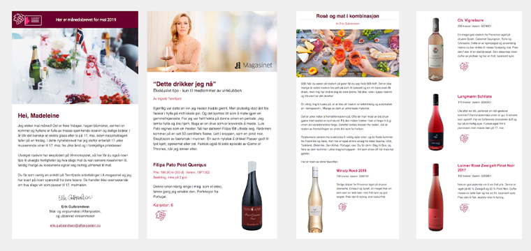 Interest in wine content led Aftenposten to create a niche wine-related product, which has brought in additional revenue.