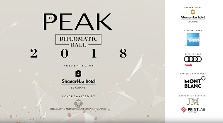 The diplomatic ball gave advertisers access to their target demographic.