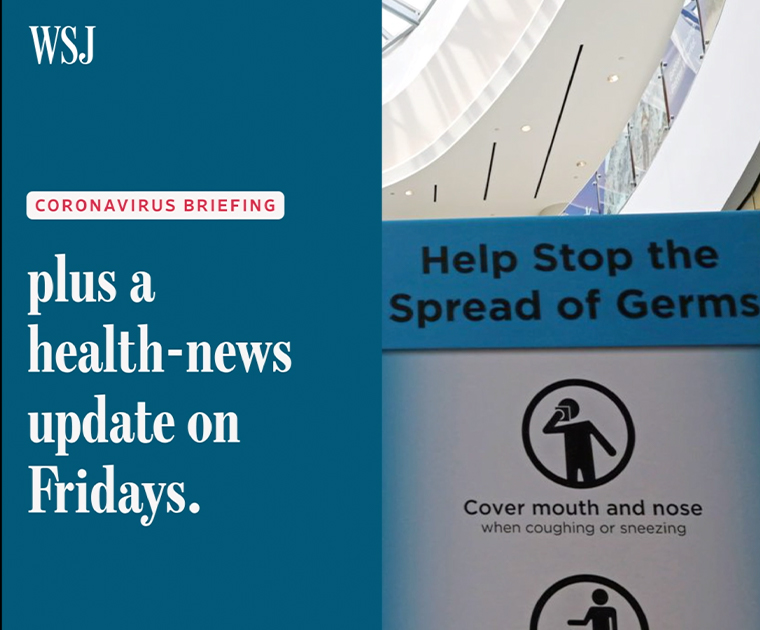 COVID-19 content in The Wall Street Journal is outside the company's paywall and easily shareable.