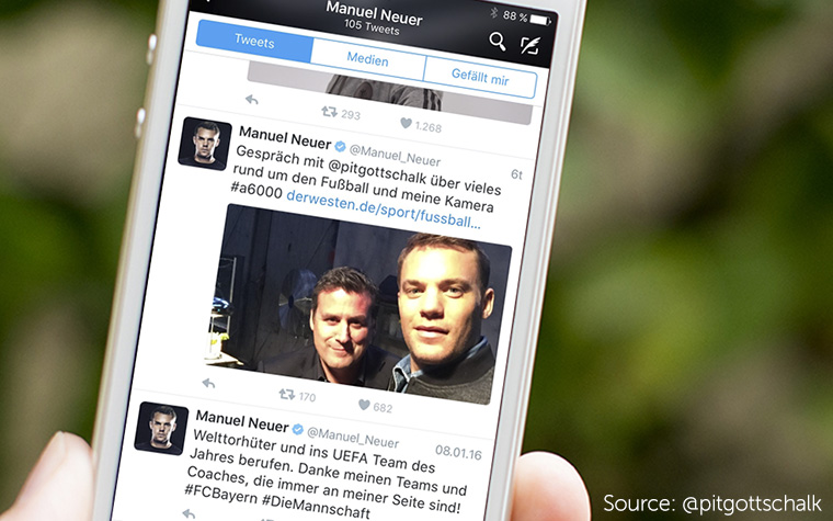Manuel Neuer has a personal brand media companies envy.