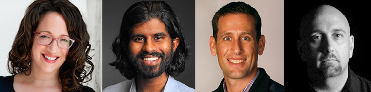 Amy Webb, Tarun Nimmagadda, Mark Medici, and Matt Mansfield.
