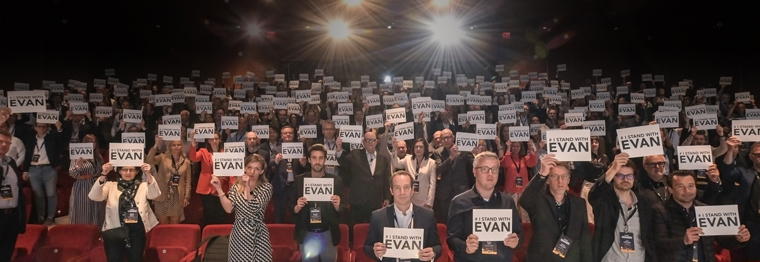 Media leaders stood with Evan Gershkovich, noting his arrest and imprisonment conflicts with the importance of media freedom.
