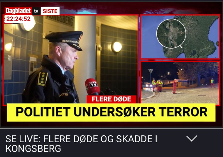 The Dagbladet TV team is flexible enough to respond to breaking news within moments.