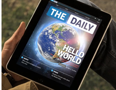 iPad-only newspaper