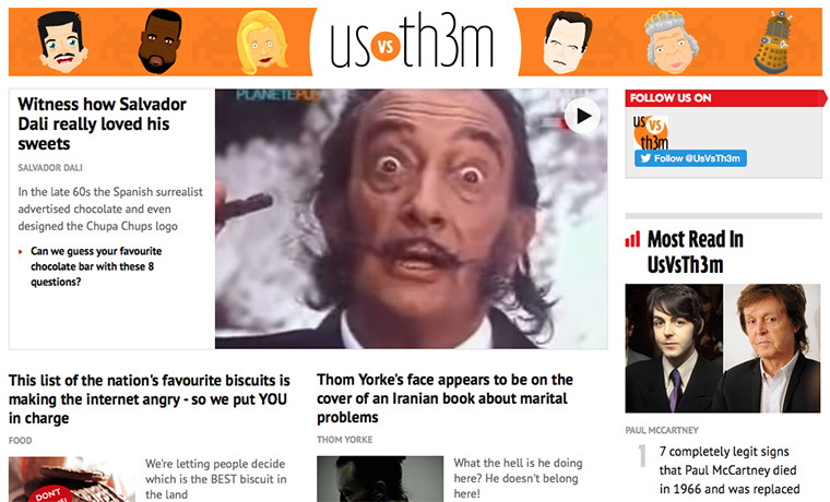 UsVsTh3m went from concept to launch in just five weeks.