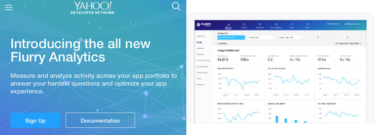 Flurry allows developers to track app analytics.