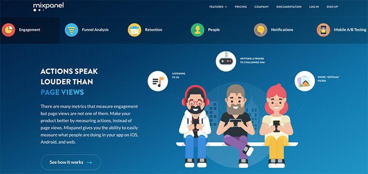 For more advanced analytics, developers may want to look into using MixPanel.